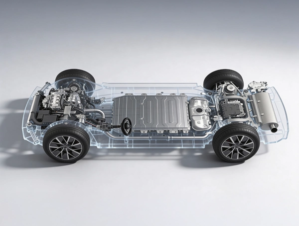 Первый кроссовер на платформе (модульная платформа для электромобилей и гибридов (EV+))